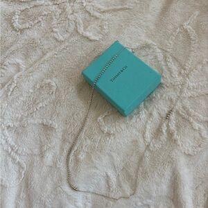 Tiffany & Co Mixed Bead Chain Necklace with the box